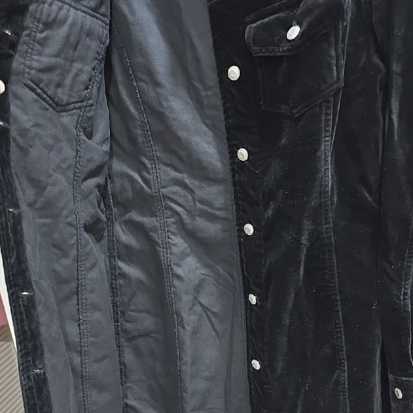 GAP Black Velvet Dress Woman's Size 4 - Picture 9 of 11